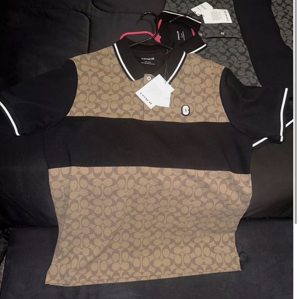 Coach Limited Edition Signature Polo Shirt Large (Brand New)